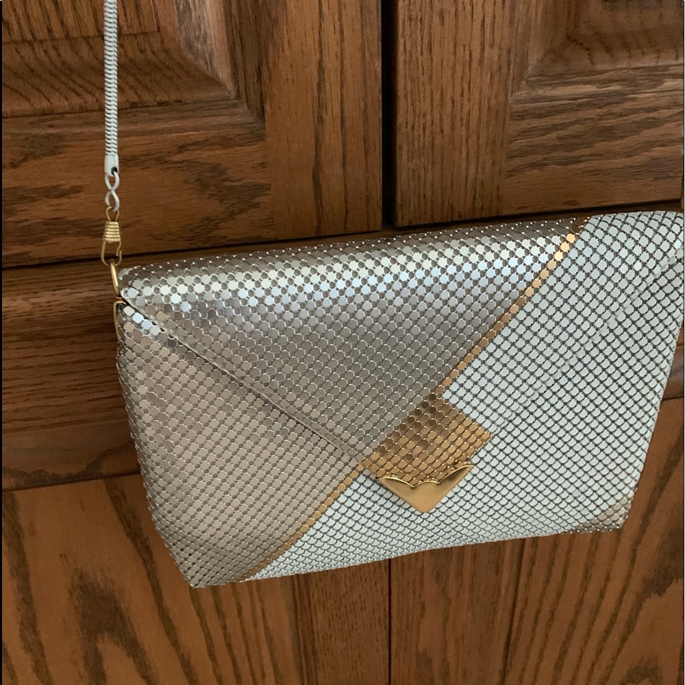 Silver and Gold Crossbody Bag